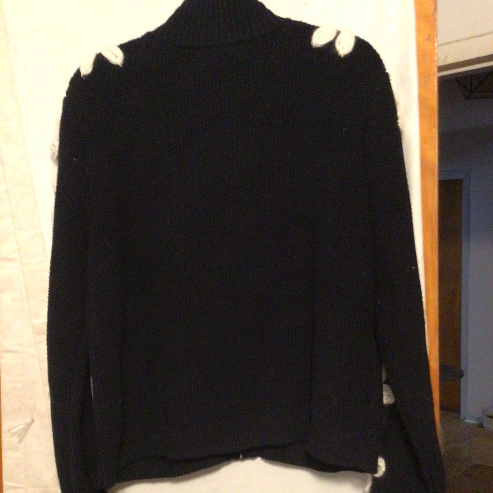 Tory Burch bold embroidered flower at the sleeve unique pattern SZ XL /TG - Picture 5 of 9